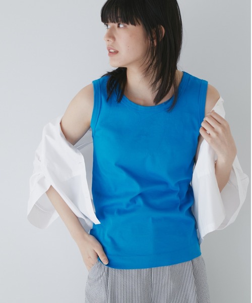 ◆オーガニックコットンタンクトップ（タンクトップ）｜human woman（ヒューマンウーマン）