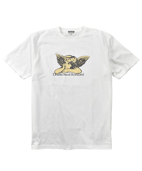 DOUBLE STEAL（ダブルスティール）の「エンジェル Tシャツ（Tシャツ/カットソー・メンズ・ライトベージュ/ブラック/ホワイト/ミント・LARGE/X-LARGE/XX-LARGE/MEDIUM）」の3枚目の写真