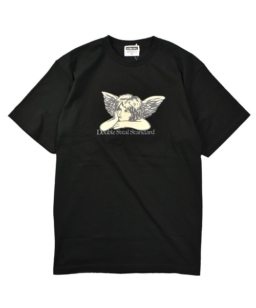 DOUBLE STEAL（ダブルスティール）の「エンジェル Tシャツ（Tシャツ/カットソー・メンズ・ライトベージュ/ブラック/ホワイト/ミント・LARGE/X-LARGE/XX-LARGE/MEDIUM）」の4枚目の写真