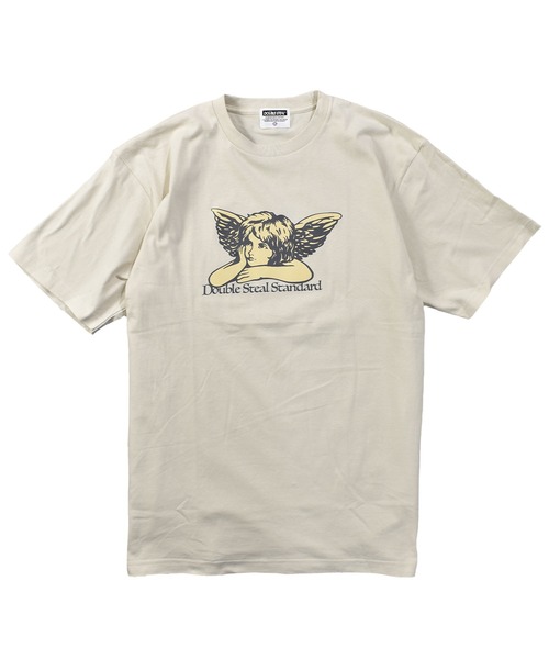 DOUBLE STEAL（ダブルスティール）の「エンジェル Tシャツ（Tシャツ/カットソー・メンズ・ライトベージュ/ブラック/ホワイト/ミント・LARGE/X-LARGE/XX-LARGE/MEDIUM）」の22枚目の写真