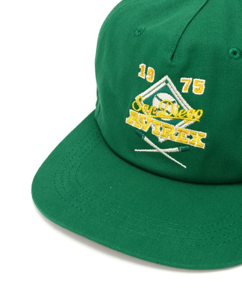AVIREX（アヴィレックス）の「BASEBALL CAP / ベースボール キャップ / AVIREX / アヴィレックス（キャップ・メンズ・ブラック/ネイビー/グリーン・F）」の9枚目の写真