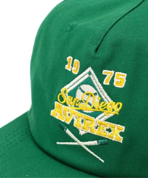 AVIREX（アヴィレックス）の「BASEBALL CAP / ベースボール キャップ / AVIREX / アヴィレックス（キャップ・メンズ・ブラック/ネイビー/グリーン・F）」の10枚目の写真