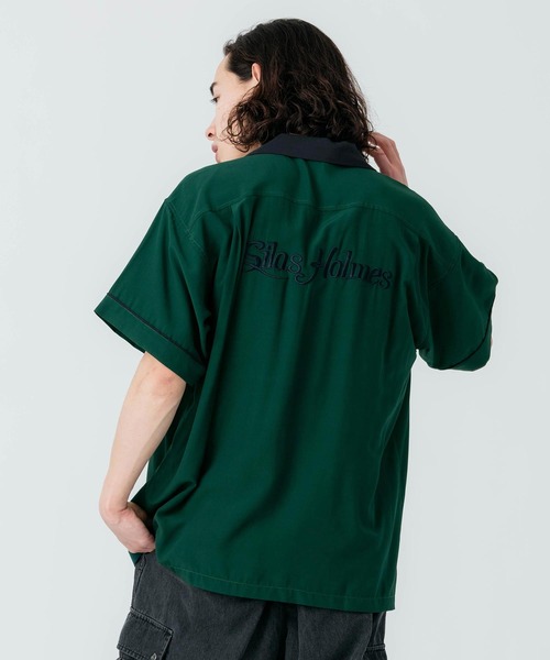 SILAS(サイラス)の「S/S BOWLING SHIRT(シャツ/ブラウス・メンズ・ブラック/ホワイト/グリーン・M/L/XL)」の15枚目の写真