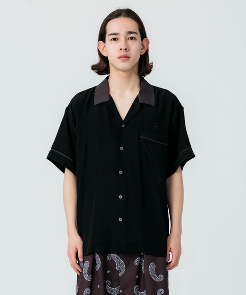 SILAS(サイラス)の「S/S BOWLING SHIRT(シャツ/ブラウス・メンズ・ブラック/ホワイト/グリーン・M/L/XL)」の18枚目の写真