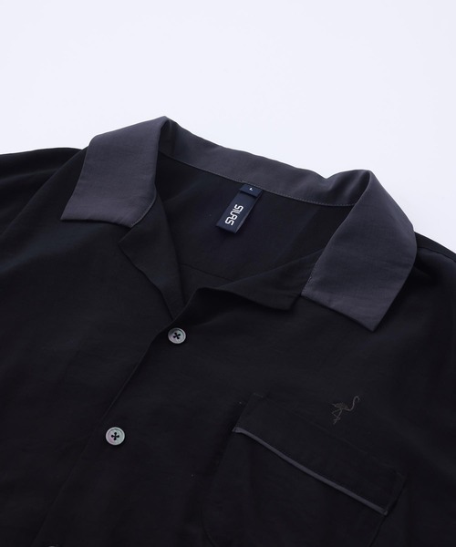 SILAS(サイラス)の「S/S BOWLING SHIRT(シャツ/ブラウス・メンズ・ブラック/ホワイト/グリーン・M/L/XL)」の6枚目の写真