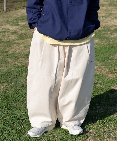 Perushu（ペルーシュ）の「ワイドバルーンパンツ（その他パンツ・メンズ・オレンジ/その他/ブラウン/アイボリー・LARGE/MEDIUM/SMALL）」の7枚目の写真