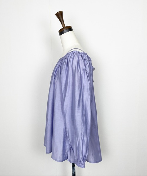 Meli rich（メリーリッチ）の「オフショルにもなる。2WAYブラウス（シャツ/ブラウス・レディース・パープル/ブラック/グリーン/アイボリー・FREE）」の18枚目の写真