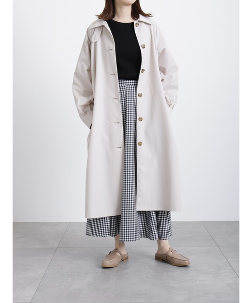 Samansa Mos2 blue（サマンサモスモスブルー）の「ギンガムチェックロングスカート（スカート・レディース・ブラック/グリーン/ブルー・ﾌﾘ-）」の22枚目の写真