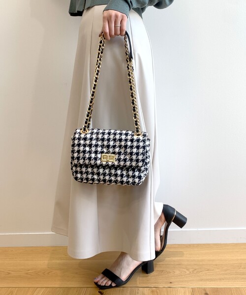 OPAQUE.CLIP（オペークドットクリップ）の「◆キルティングチェーンミニショルダーバッグ【2WAY】（ショルダーバッグ・レディース・ブラック系1/ブルー系5/ブラック・00）」の7枚目の写真