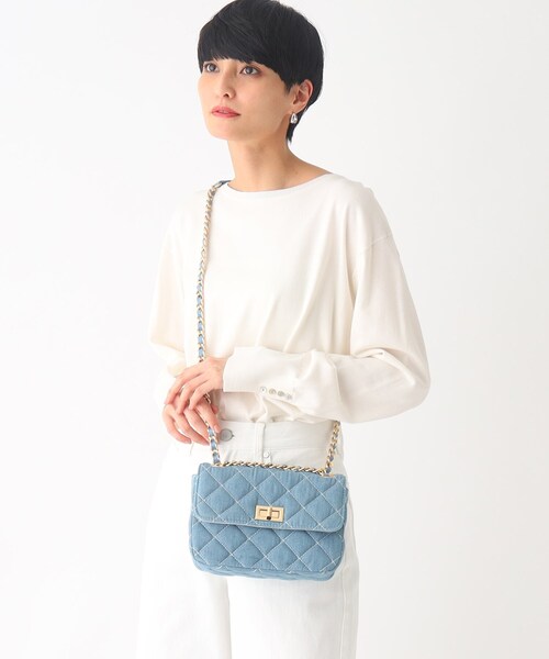 OPAQUE.CLIP（オペークドットクリップ）の「◆キルティングチェーンミニショルダーバッグ【2WAY】（ショルダーバッグ・レディース・ブラック系1/ブルー系5/ブラック・00）」の14枚目の写真