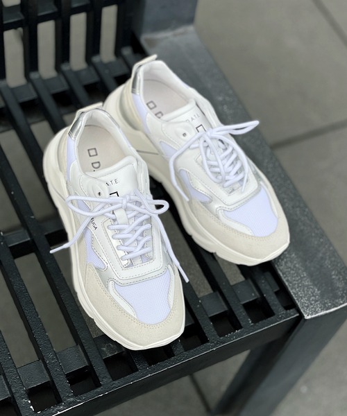 靴 D.A.T.E. FUGA COCO WHITE 38 D.A.T.E.（デイト）の「【D.A.T.E.】FUGA COCO WHITE