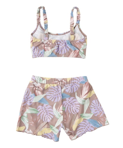 ROXY(ロキシー)の「MINI ON THE BEACH/ロキシーキッズ3点セット水着(水着・キッズ・パープル/ブラウン・110/120/130/140/150)」の3枚目の写真