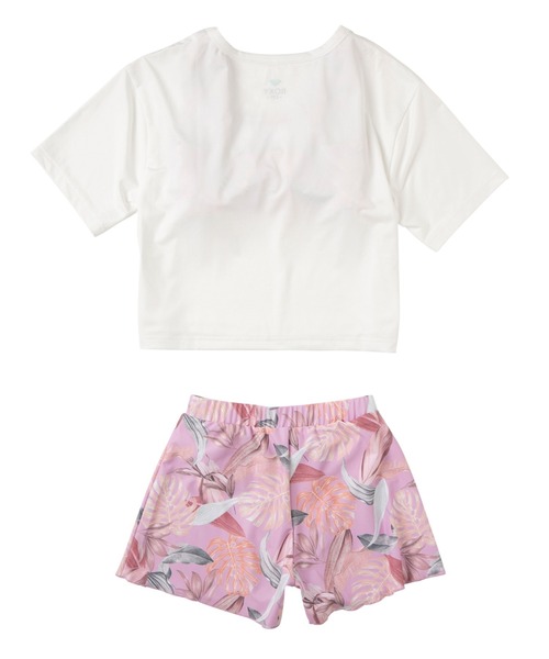 ROXY(ロキシー)の「MINI ON THE BEACH/ロキシーキッズ3点セット水着(水着・キッズ・パープル/ブラウン・110/120/130/140/150)」の4枚目の写真