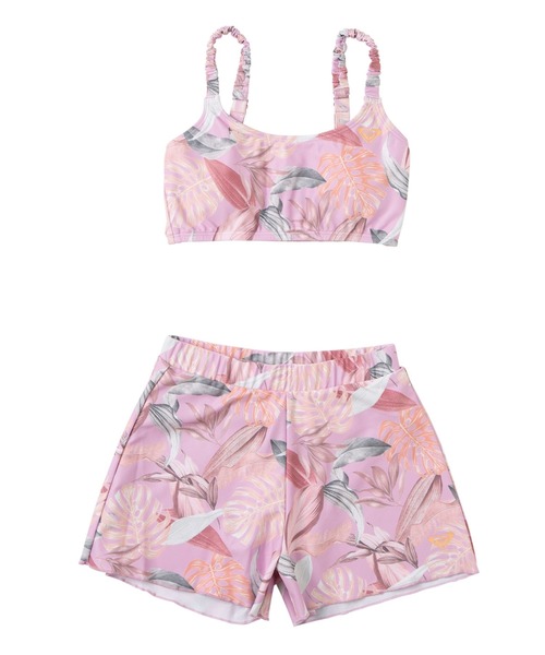 ROXY(ロキシー)の「MINI ON THE BEACH/ロキシーキッズ3点セット水着(水着・キッズ・パープル/ブラウン・110/120/130/140/150)」の5枚目の写真