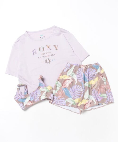 ROXY(ロキシー)の「MINI ON THE BEACH/ロキシーキッズ3点セット水着(水着・キッズ・パープル/ブラウン・110/120/130/140/150)」の10枚目の写真