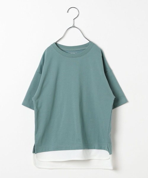 GLOBAL WORK（グローバルワーク）の「ヘビロッTEEレイヤード半袖/162593（Tシャツ/カットソー・キッズ・ホワイト/ブラック/ブルー系その他/ベージュ系その他/カーキ/ブルー・140cm/130cm/160cm/110cm/100cm/150cm/120cm）」の20枚目の写真