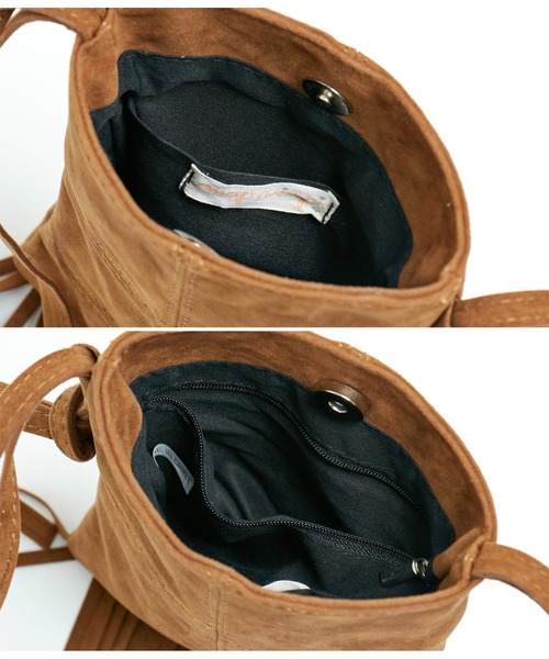 anap mimpi（アナップミンピ）の「フリンジミニショルダーバック（ショルダーバッグ・レディース・キャメル/ベージュ・FREE）」の8枚目の写真