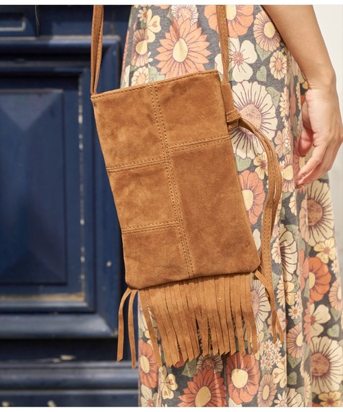 anap mimpi（アナップミンピ）の「フリンジミニショルダーバック（ショルダーバッグ・レディース・キャメル/ベージュ・FREE）」の18枚目の写真