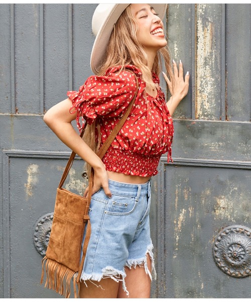 anap mimpi（アナップミンピ）の「フリンジミニショルダーバック（ショルダーバッグ・レディース・キャメル/ベージュ・FREE）」の20枚目の写真