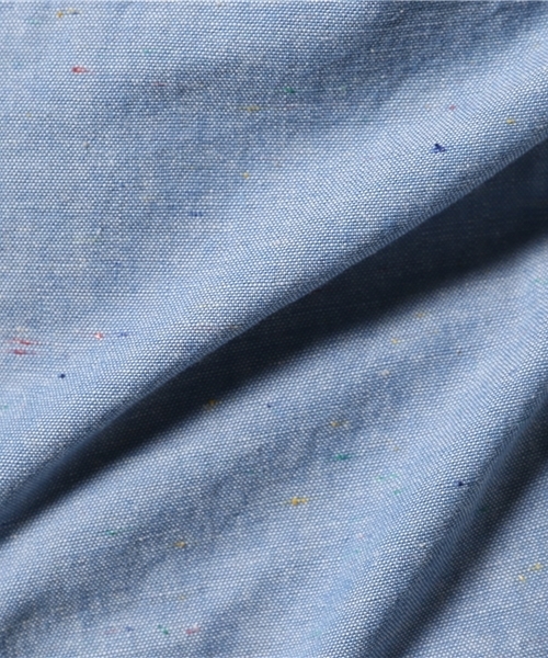 OUTLET（アウトレット）の「【Ciaopanic】カラーネップシャンブレー7S（シャツ/ブラウス・メンズ・ブルー・MEDIUM/LARGE）」の3枚目の写真