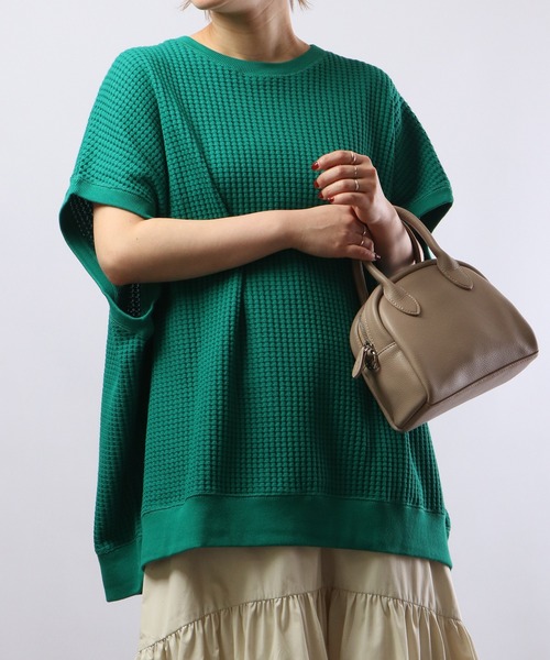 FUNALIVE（ファンアライブ）の「ビッグワッフルBIGベスト（ベスト・メンズ・アイボリー/ブラック/ブルー/グリーン/チャコール/イエロー・M/L）」の10枚目の写真