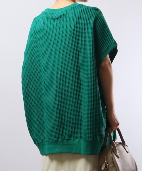 FUNALIVE（ファンアライブ）の「ビッグワッフルBIGベスト（ベスト・メンズ・アイボリー/ブラック/ブルー/グリーン/チャコール/イエロー・M/L）」の14枚目の写真