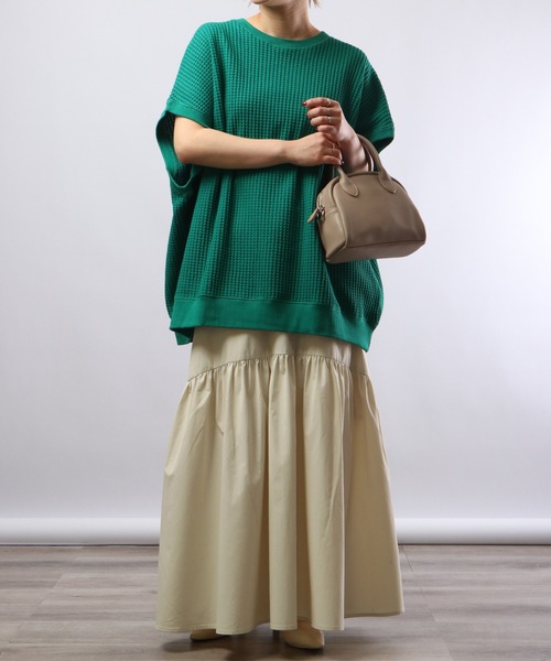 FUNALIVE（ファンアライブ）の「ビッグワッフルBIGベスト（ベスト・メンズ・アイボリー/ブラック/ブルー/グリーン/チャコール/イエロー・M/L）」の16枚目の写真