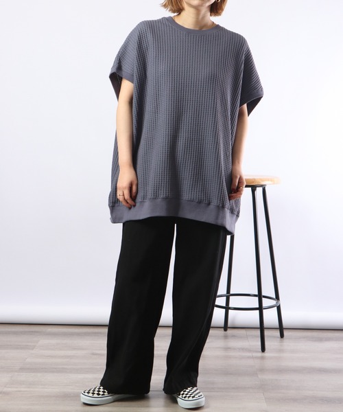 FUNALIVE（ファンアライブ）の「ビッグワッフルBIGベスト（ベスト・メンズ・アイボリー/ブラック/ブルー/グリーン/チャコール/イエロー・M/L）」の7枚目の写真