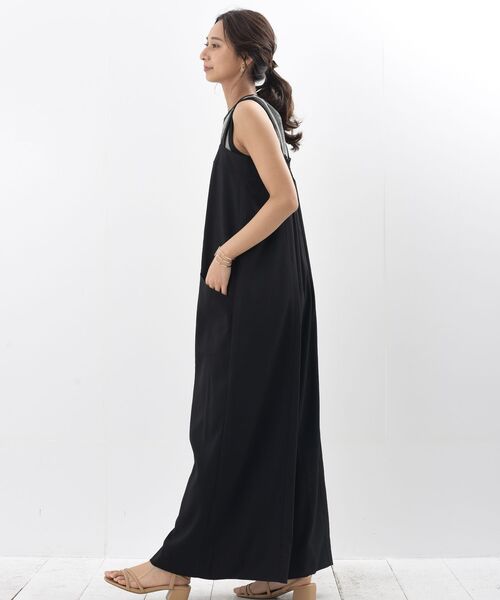 rps（アールピーエス）の「ワイドサロペット（サロペット/オーバーオール・レディース・アイボリー/ネイビー/ブラック・フリー）」の14枚目の写真