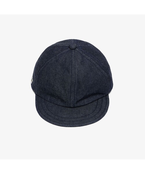 LACOSTE（ラコステ）の「ラウンドクラウンデニムキャップ（キャップ・レディース・ネイビー/ブルー・FREE）」の4枚目の写真