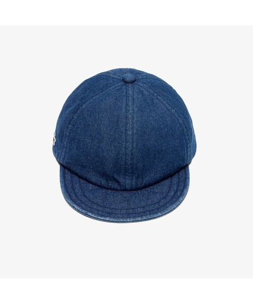 LACOSTE（ラコステ）の「ラウンドクラウンデニムキャップ（キャップ・レディース・ネイビー/ブルー・FREE）」の6枚目の写真