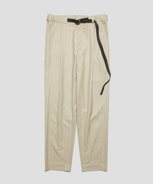 【UJOH HOMME / ウジョーオム】Tape Belt Slim Tapered Pants/テープベルトスリムテーパードパンツ