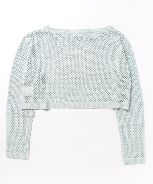 ジャガードメッシュニットトップス（シャツ/ブラウス）｜Darich