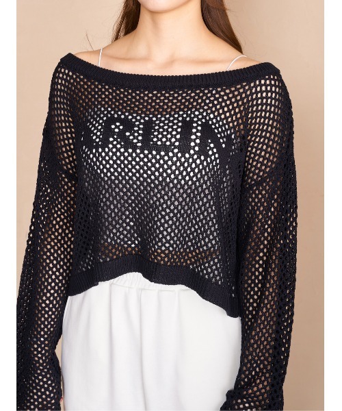 Darich トップス ジャガードメッシュニットトップス（シャツ/ブラウス）｜Darich
