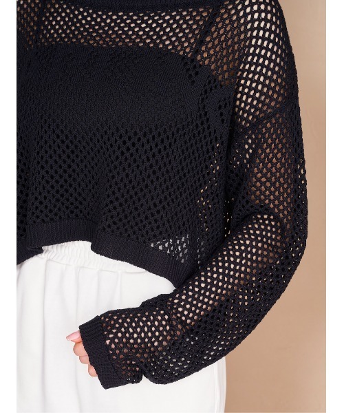 Darich トップス ダーリッチ Darich レースドッキングラインクロップドトップス