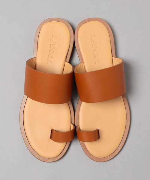 BEAMS F（ビームスエフ）の「L/UCCA / レザー カバーサンダル（サンダル・メンズ・ブラウン系その他4/ダークブラウン・40/41/42/43/44）」の12枚目の写真