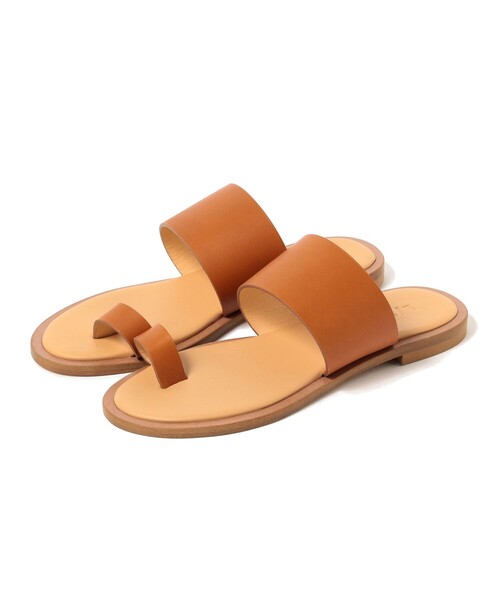 BEAMS F（ビームスエフ）の「L/UCCA / レザー カバーサンダル（サンダル・メンズ・ブラウン系その他4/ダークブラウン・40/41/42/43/44）」の8枚目の写真