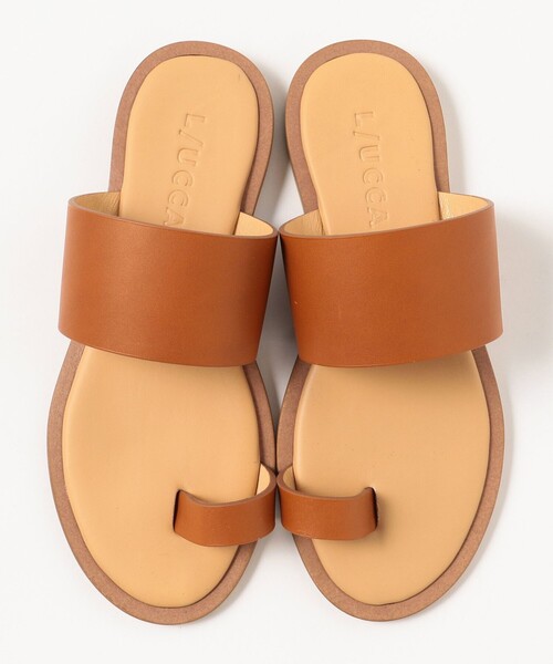 BEAMS F（ビームスエフ）の「L/UCCA / レザー カバーサンダル（サンダル・メンズ・ブラウン系その他4/ダークブラウン・40/41/42/43/44）」の11枚目の写真