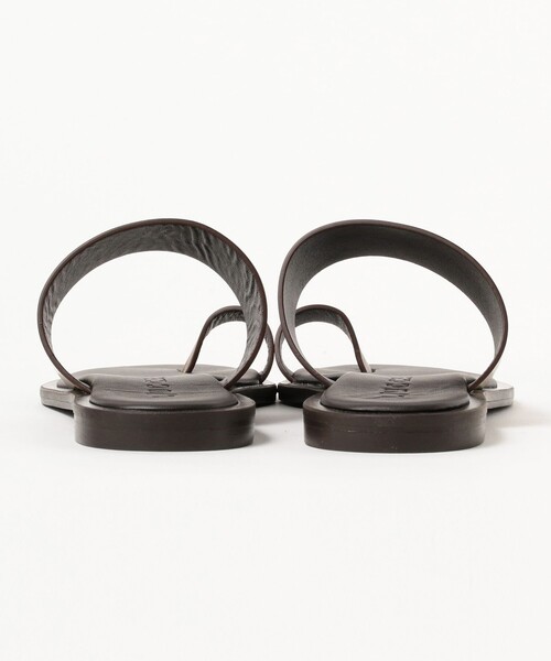 BEAMS F（ビームスエフ）の「L/UCCA / レザー カバーサンダル（サンダル・メンズ・ブラウン系その他4/ダークブラウン・40/41/42/43/44）」の16枚目の写真