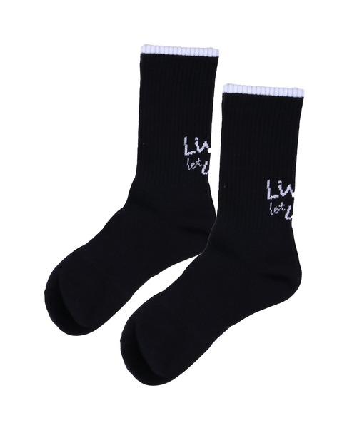 Healthknit(ヘルスニット)の「Healthknit Product/ヘルスニットプロダクト 靴下 クルーソックス ブランド ロゴ スポーツ ストリート ハイソックス(ソックス/靴下・メンズ・サックスブルー/グリーン/ホワイト系1/ブラック系1/ブラック系2/ホワイト系2・25-27CM)」の10枚目の写真