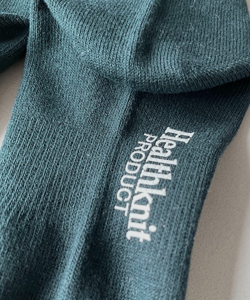 Healthknit(ヘルスニット)の「Healthknit Product/ヘルスニットプロダクト 靴下 クルーソックス ブランド ロゴ スポーツ ストリート ハイソックス(ソックス/靴下・メンズ・サックスブルー/グリーン/ホワイト系1/ブラック系1/ブラック系2/ホワイト系2・25-27CM)」の22枚目の写真