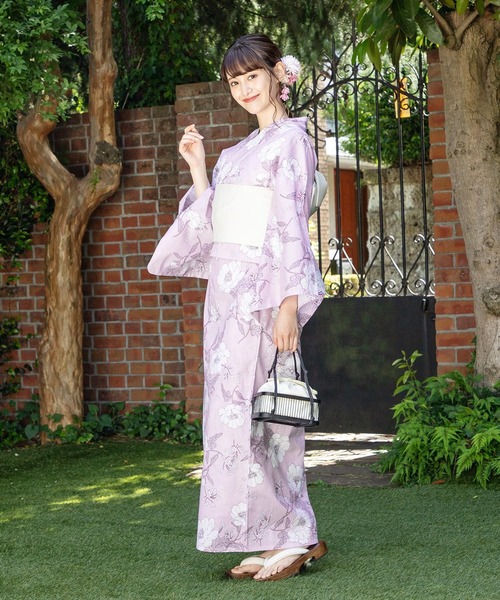 Honeys（ハニーズ）の「浴衣ダリアコサージュヘアクリップ（バレッタ/ヘアクリップ・レディース・アイボリー/ラベンダー/パープル・FREE）」の13枚目の写真