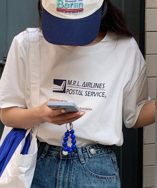 LYEON(リヨン)の「ロゴTシャツ2(Tシャツ/カットソー・レディース・グレー/ホワイト・FREE)」の5枚目の写真