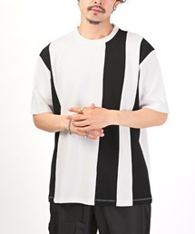 梨地カラー切替BIGTシャツ