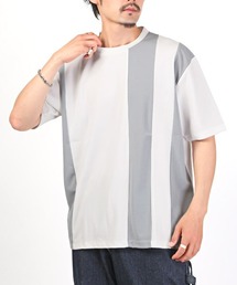 梨地カラー切替BIGTシャツ