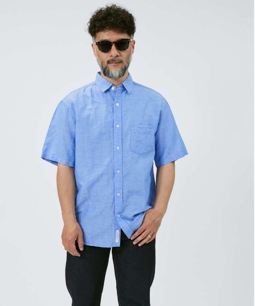 【セール】【Salt&Pepper】綿麻レギュラー半袖シャツ（シャツ/ブラウス）｜Salt&Pepper（ソルトアンドペッパー）のファッション