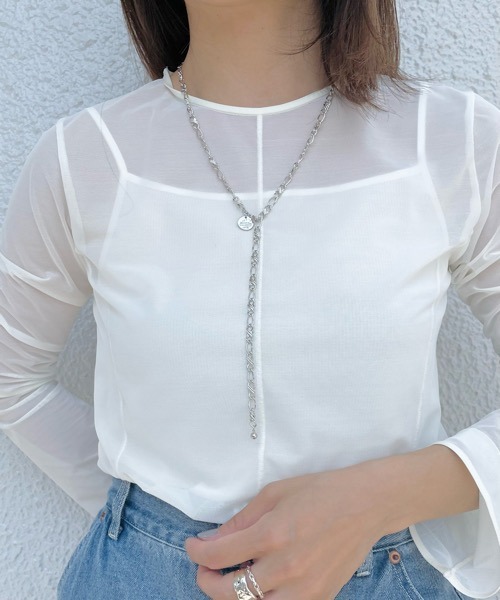 【aussi/オッスィー】デザインチェーン 2way ネックレス（ネックレス）｜tone（トーン）