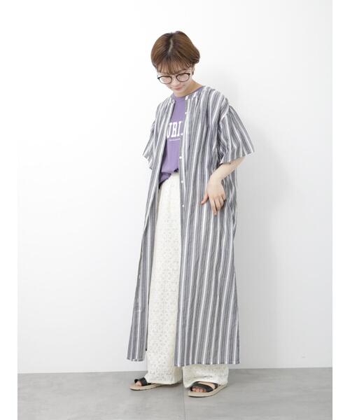 【♡新品未使用♡】サマンサモスモス　SM2 配色レースワンピース　ブルー 水色 Samansa Mos2（サマンサ モスモス）の「胸元配色レース