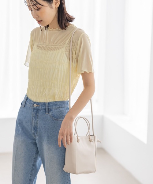 LAKOLE（ラコレ）の「ノットミニトートショルダーバッグ / 962946（ショルダーバッグ・レディース・アイボリー/ブラック/ベージュ/ブルー・FREE）」の6枚目の写真