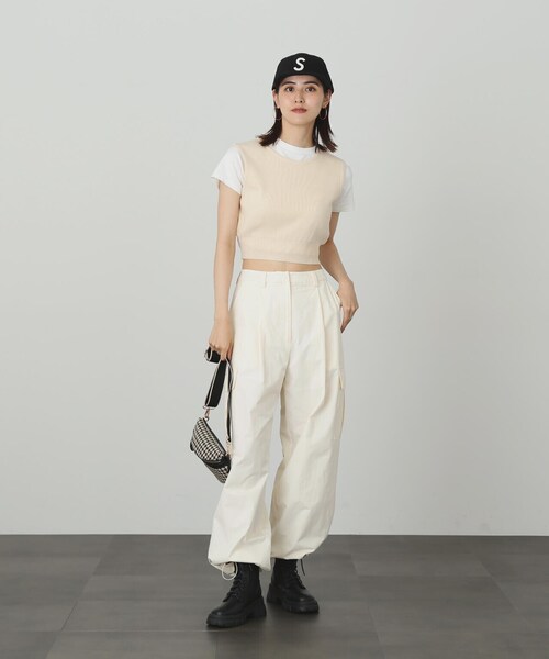 FREE'S MART（フリーズマート）の「◆ボディバッグ（ボディバッグ/ウエストポーチ・レディース・ホワイト/ブラック/ブラック系その他・ﾌﾘ-）」の15枚目の写真